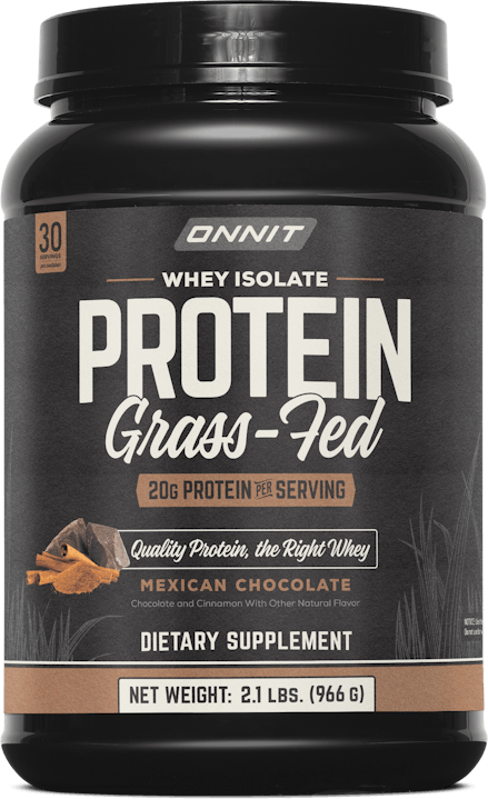 Grass Fed Whey Isolate Protein - Mexican Chocolate (30 Serving Tub)